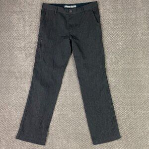 Icebreaker Merino Pants Trousers Men's 34 Fits 35 x 31 Dark Gray Wool Cotton